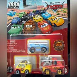 Pixar Disney Cars Mini Racer Cars 3 pack